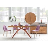 thumbnail of SIT Möbel Esstisch aus Teak-Holz 220 cm | Platte 50 mm natur | Gestell Metall antikbraun | B 220 x T 100 x H 73 cm | 15512-00 | Serie TABLES & CO