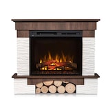 thumbnail of PORTO - Vrijstaande elektrische LED haard - Eik - 28" - 114 x 98 x 32