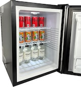 thumbnail of Barkühlschrank GAUKLER für 20 Dosen (330ml) | 1x Tür + LED | 40 Liter, HxBxT 54,5x40,5x44,3cm | +6/+15°C | Schwarz | + CHEFGASTRO Geschirrtuch