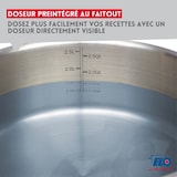 thumbnail of Faitout en inox 26 cm de 9,5 litres Elo Citrin