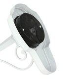 thumbnail of Licht-Erlebnisse Wandlampe Garten BREST Weiß Aluminium Glas Landhaus E27 bis 60W 230V IP23 Wandleuchte Außen, CX220116