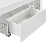thumbnail of Helloshop26 - Meuble TV avec éclairage LED multicolore banc support design avec étagères 130 cm blanc 03_0005859