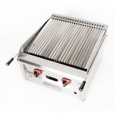 thumbnail of Romux® Barbecue À Gaz Professionnel avec Pierres Volcaniques 50 cm. Puissance 2.900 W | Modèle Basque avec Grille Réglable sur 3 Niveaux | Butane