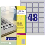 thumbnail of Avery Zweckform L6009-20 Typenschild-Etiketten, 45,7 x 21,2 mm, 20 Bogen/960 Etiketten, silber