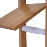 thumbnail of WC-Papierhalter HWC-B18, Klopapierhalter Toilettenrollenhalter Toilettenbürste, Bambus