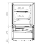thumbnail of Koelvitrine 600L