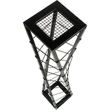thumbnail of DanDiBo Design Weinregal Metall Schwarz Blumensäule Esperanza 80 cm Flaschenregal Stehend Flaschenständer Flaschenhalter Schwarz Blumenständer
