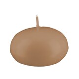 thumbnail of Kerzen, XXL Schwimmkerzen Portobello Nougat 5,5 x 8 cm, 8 Stück