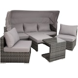 thumbnail of Rattan Lounge mit Aluminiumgestell San Marino  
1