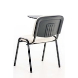 thumbnail of Chaise Ken en similicuir avec tablette rabattable Crème