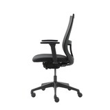 thumbnail of Euroseats Curve Bürostuhl mit Kunststoffbasis, DIN-Gaslift, einstellbare Gewichtseinstellung, NEN EN 1335