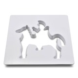 thumbnail of Stampo San Martino in plastica da 25x26 cm