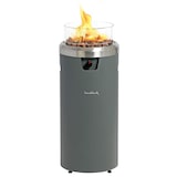 thumbnail of BUSCHBECK FARO lounge terrasverwarmer 7.5kW – Mat Grijs - incl. Gasdrukregelaarset 50 mbar & Slang 50 cm - incl. Lavastenen - incl. afdekhoes