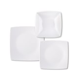 thumbnail of Excelsa servizio piatti 18 pezzi Eclipse ceramica bianco, nero e grigio