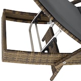 thumbnail of tectake Lettino prendisole Océane in rattan e alluminio - naturale - 403856