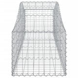 thumbnail of vidaXL Gabionen mit Hochbogen 2 Stk. 200x50x40/60 cm Verzinktes Eisen