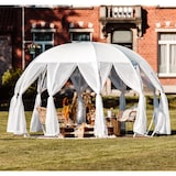 thumbnail of astreea Igloo Terrassenpavillon Model XL mit Umbrella Bezug, weiss, wasserfest