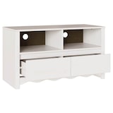 thumbnail of Helloshop26 - Meuble TV rectangulaire moderne minimaliste rangement 99 x 43 x 55 cm en bois de pin blanc 02_0058625