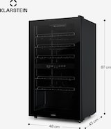 thumbnail of Klarstein Shiraz 29 Duo Weinkühlschrank 2 Zonen 80L/29 Flaschen 5-22°C Touch Schwarz