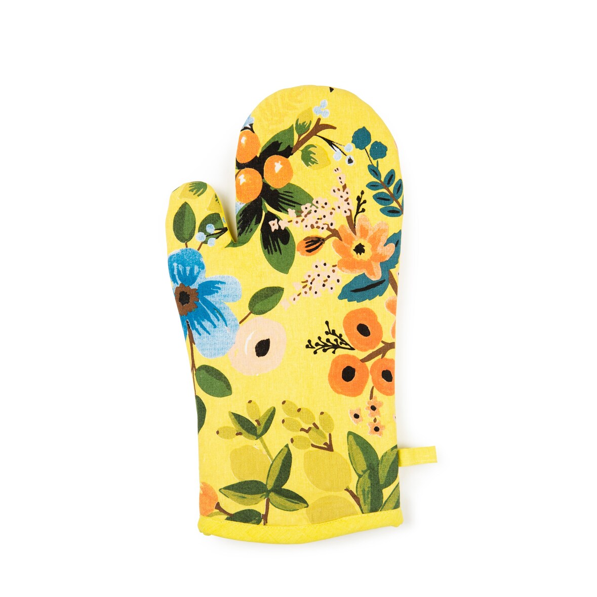 Excelsa Ofenhandschuh Fiori Frida Baumwolle 32x18 cm Mehrfarbig