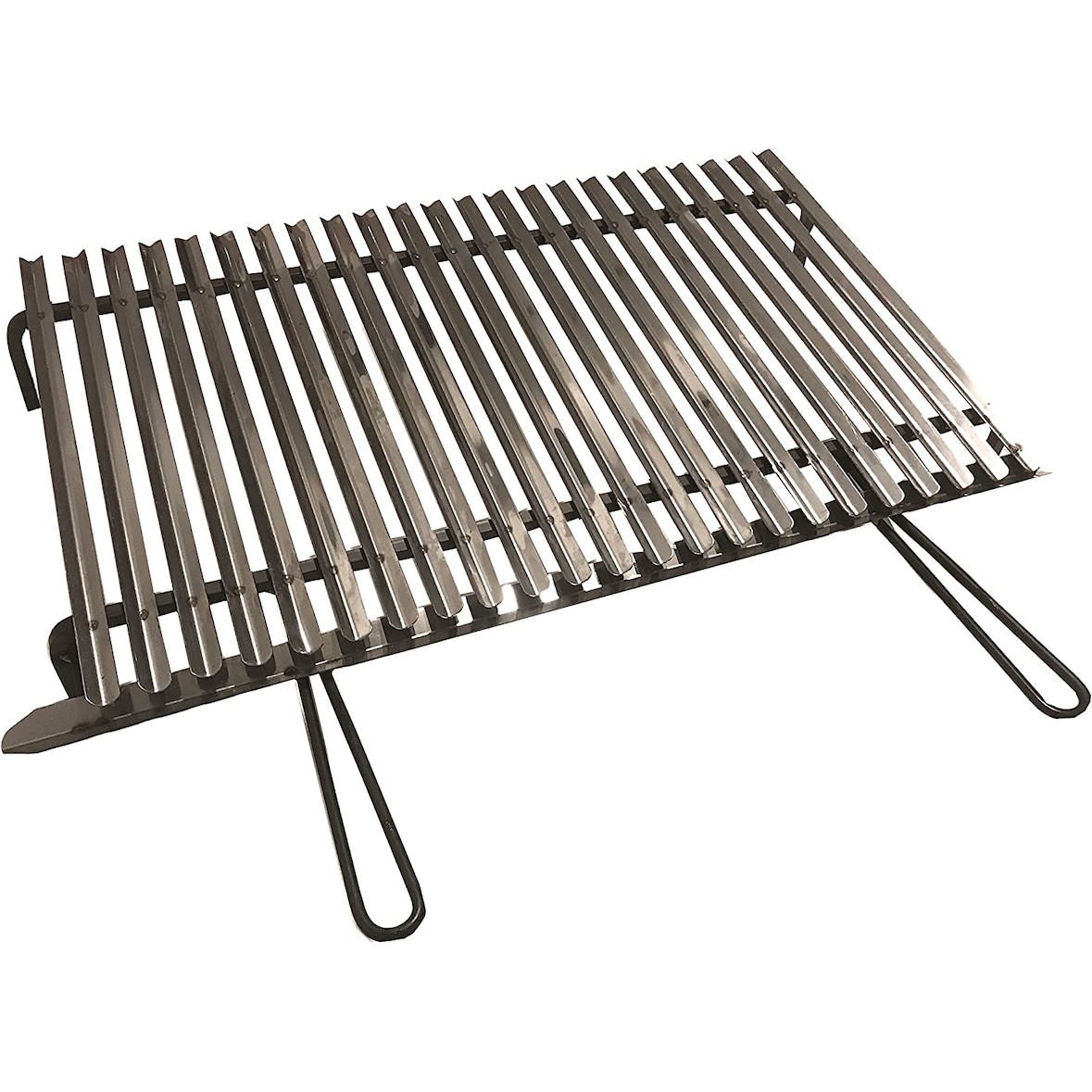 Graticola griglia acciaio inox per barbecue cm 80x50