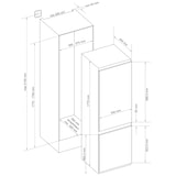 thumbnail of Telefunken Einbau-Kühl-Gefrierkombination | Einbaukühlschrank mit Gefrierfach | 178cm Nische | 251 Liter  | Less Frost