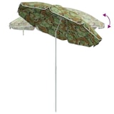 thumbnail of Helloshop26 - Chique ronde kantelbare parasol voor buiten 161 x 161 x 193 cm camouflage polyester 02_0056700