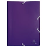 thumbnail of Exacompta  Cod. 559000E - Cartella 3 lembi con elastici Opak in polipropilene opaco 400 micron - 24x32cm colori assortiti  - Confezione da  60 pz.