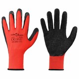 thumbnail of vidaXL Werkhandschoenen 12 pcs Rood en Zwart 10 / xl Latexcoating
