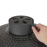 thumbnail of Tarrington House Kamado-Holzkohlegrill Naggado, Ø 47 cm, Ablagetisch, fahrbar, Keramik/Edelstahl, schwarz