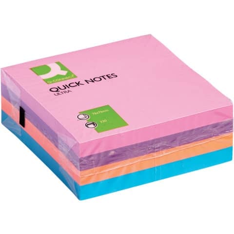 Haftnotizblock Ultra 320BL sortiert 76x76 mm