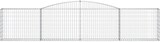 thumbnail of vidaXL Gabionen mit Hochbogen 5 Stk. 400x30x80/100cm Verzinktes Eisen