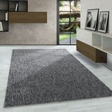 thumbnail of Carpetsale24 Teppich 80x150 cm Grau, Einfarbiger Kurzflor Schlingenteppich für Flur, Küche oder Wohnzimmer, Modern, pflegeleicht