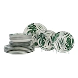 thumbnail of Porseleinen Serviesset Palm Groen - 6 persoons 18-delig
