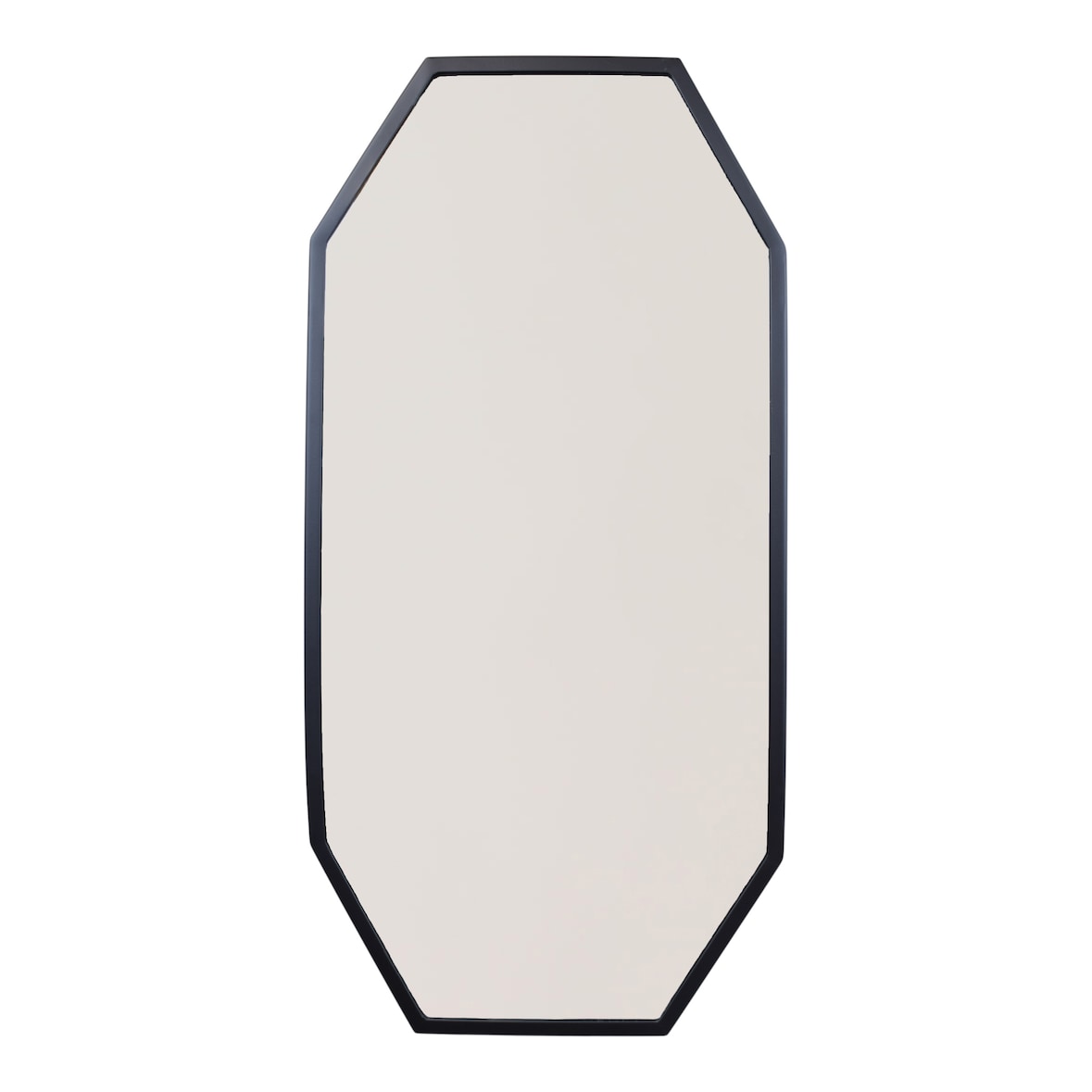 LOFT42 Wandspiegel Octa - Schwarz - Metall - 79x39