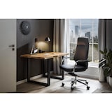 thumbnail of SalesFever Cadeira de escritório | Capa de couro sintético | Estrutura de alumínio | Apoio lombar | L 63 x P 66 x A 120,5 cm | preto