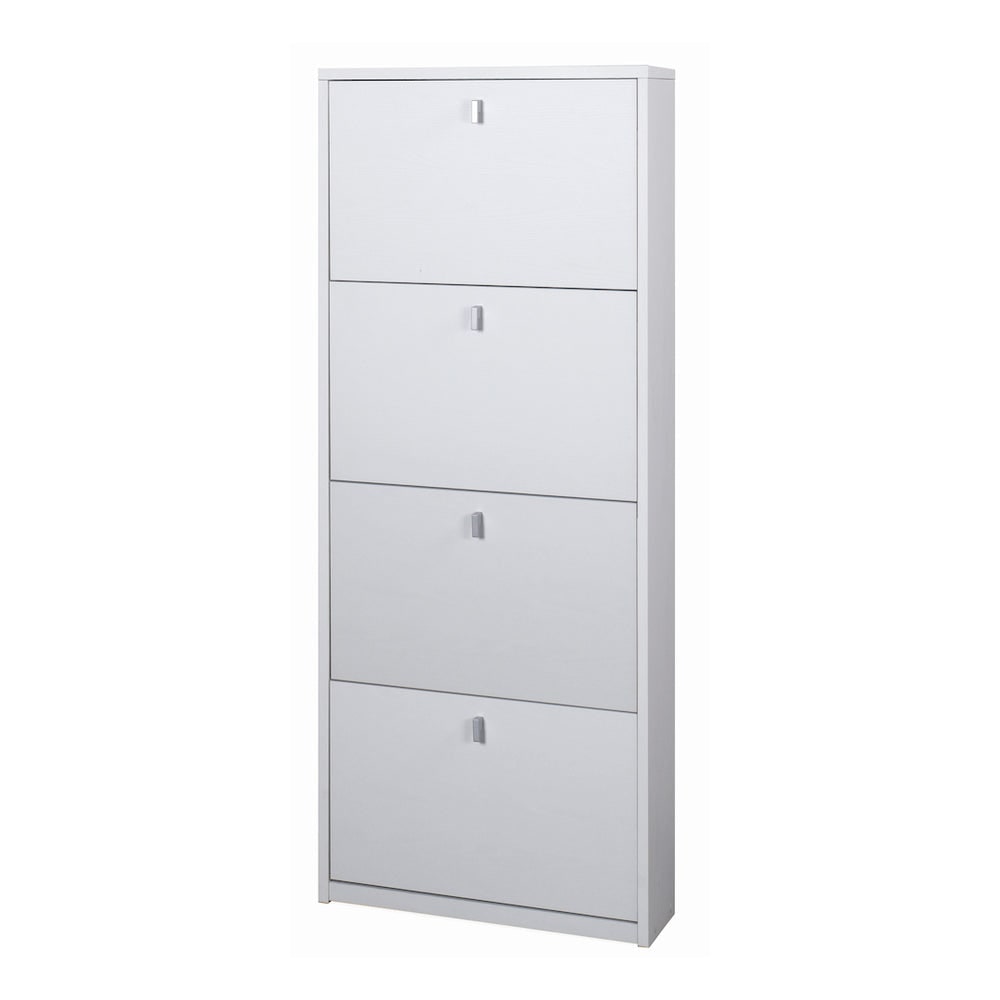 SARMOG SCARPIERA 3 ANTE P18 KIT L63 P18 H117 in truciolare nobilitato color bianco fiammato