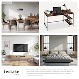 thumbnail of tectake Schreibtisch Donegal 140x60x76,5cm  Industrial Holz Dunkel, Rustikal