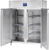 thumbnail of Stalgast Doppeltür-Tiefkühlschrank, Edelstahl, GN 2/1, 1480x830x2010 mm (BxTxH), 0,44 kW