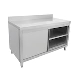 thumbnail of METRO PROFESSIONAL Gastro werkkast GSCB2140B, roestvrij staal, 140 x 70 x 95 cm, met opstaande rand, zilver