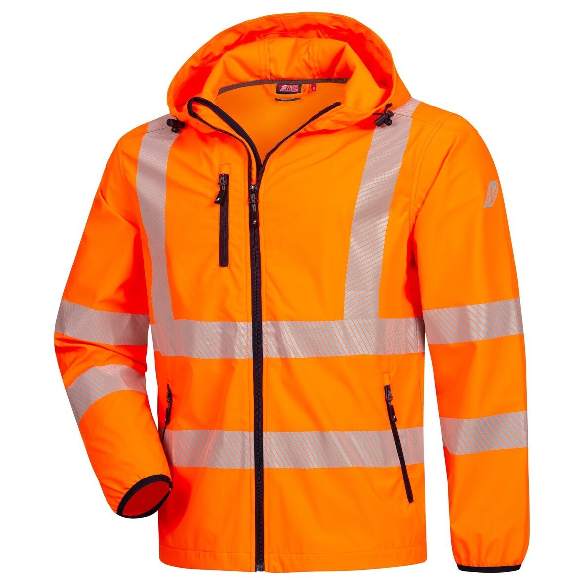 Nitras Warnschutz-Windbreaker | Gr. 4XL | orange | Warnschutzjacke