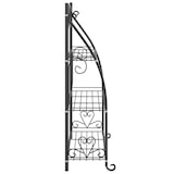 thumbnail of vidaXL Blumenregal Schwarz 56x30x96 cm Stahl