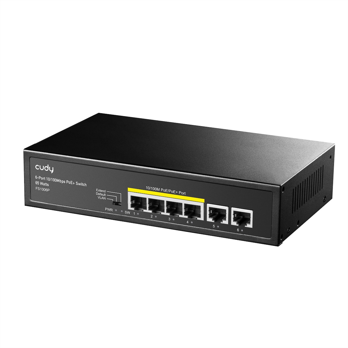CUDY FS1006P 6-Port 10/100M PoE+ Switch 60W