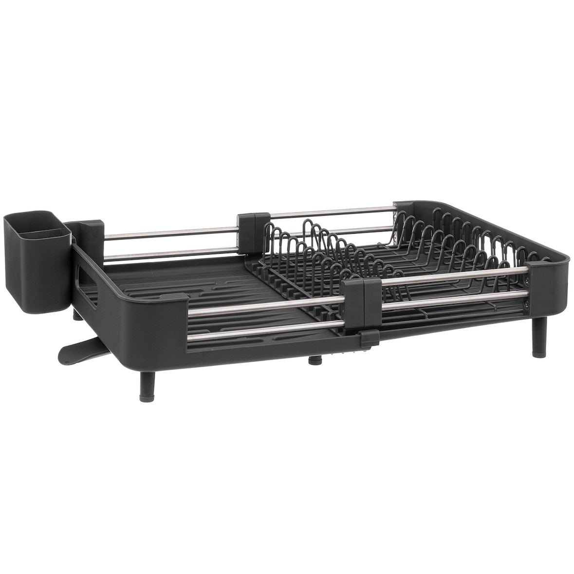 FIVE - Metaal en polypropyleen afdruiprek in grijs