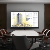 thumbnail of 4goodz HD Beamer Projectiescherm Staand 100 inch 16:9 - 221 x 124 cm - 4K rolscherm - Zwart