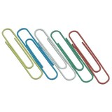 thumbnail of Q-Connect® KF02025 Aktenklammern - 50 mm gewellt, 40 Stück, verzinkt, rund