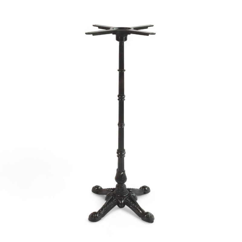 Pied de table haute BISTROT - Mange-Debout - Noir - 4 branches