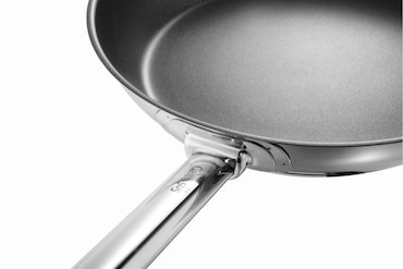 GastroSUS Bratpfanne Industar mit DIAMAS PRO, Edelstahl, 28 cm, induktionsgeeignet, backofengeeignet, Stiftung Warentest 1/2021 gut (2,2)