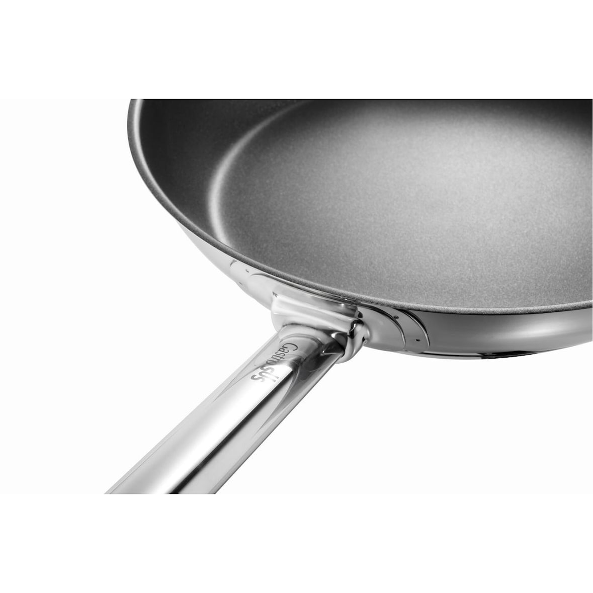 GastroSUS Bratpfanne Industar mit DIAMAS PRO, Edelstahl, 28 cm, induktionsgeeignet, backofengeeignet, Stiftung Warentest 1/2021 gut (2,2)