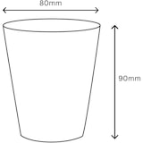 thumbnail of DeinPack 500 Riffelbecher 200 ml doppelwandig  to Go Pappbecher aus braunem Kraftkarton  Kaffeebecher